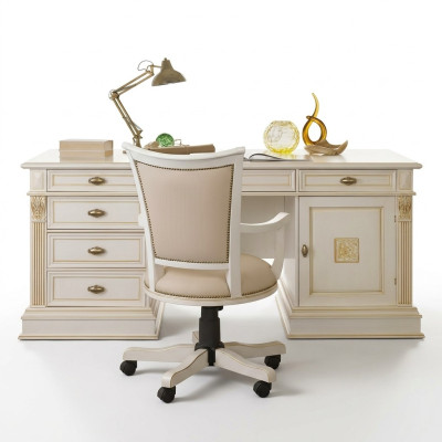 Bureau de bureau de bureau de luxe de style antique rococo baroque neuf