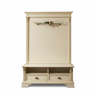 Armoire de télévision Armoire murale de télévision Buffet latéral Meuble télévision Bas Mobilier italien de style ancien en bois