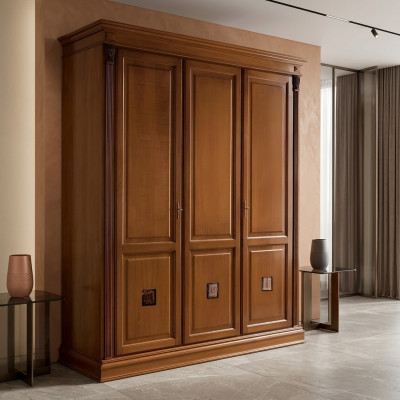 Armoire Chambre Armoire en bois massif Style ancien baroque cabinets Rococo Nouveau