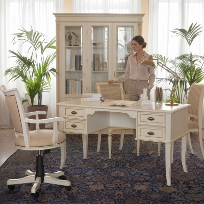 Chaise de bureau exécutive Fauteuil Chaise Chaise de bureau pivotante en cuir Meubles de bureau Mobilier de siège Chaises pivotantes neuves