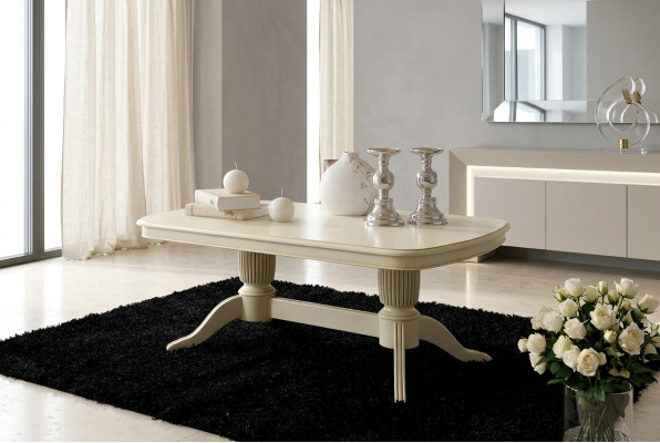 Table basse baroque Rococo en bois Table d'appoint Canapé Table neuve
