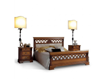 Conception de lit Luxe Hôtel Lits décoratifs Mariage 180x200cm Chambre de sommeil Double