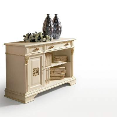 Meubles de design italien ancien - Armoire de côté de bar en bois commode