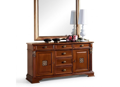 Commode Buffet Armoire Portemanteau Bahut Mobilier Italien Style Ancien Bois