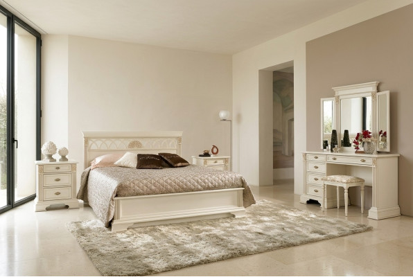 Conception de lit Décoration Lits de luxe pour hôtel Mariage 180x200cm Chambre à coucher double