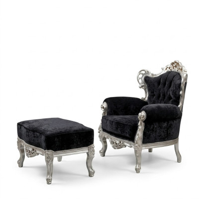 Élégant Fauteuil Canapé Canapé Upholstery TV Chaise Baroque Rococo Luxe
