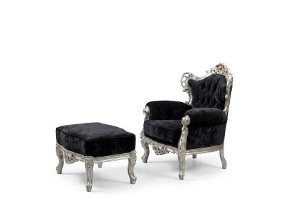 Élégant Fauteuil Canapé Canapé Upholstery TV Chaise Baroque Rococo Luxe
