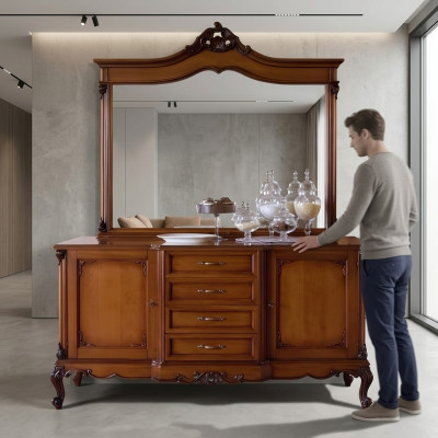 Commode Buffet Commodes Buffet Salon Buffet baroque design xxl en bois massif