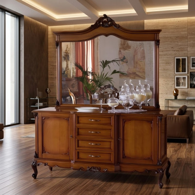 Commode Buffet Commodes Buffet Salon Buffet baroque design xxl en bois massif