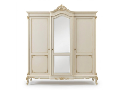 Armoire Armoire Chambre Porte-manteau Bois massif Baroque Italien Mobilier neuf