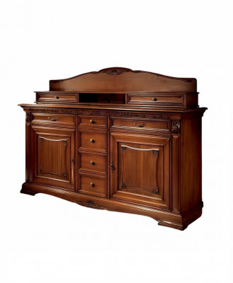 Buffet XXL Commode Commodes Armoire Baroque Rococo Buffet Console Bois massif