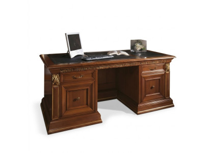 Le bureau de bureau Tableau de bureau classique r Tables de bureau de designer Baroque Rococo Bois massif