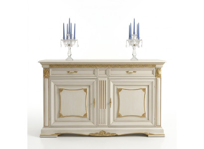 Commode Armoire Armoire de luxe Étagère Console Meubles Italie Bois massif Commodes neuves