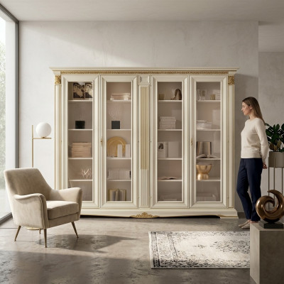 Vitrine Armoire Vitrines Salon Vitrine Armoires Design Baroque Rococo Bois massif