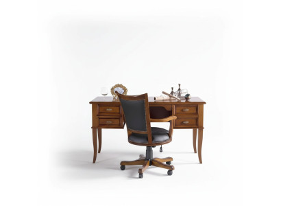 Ensemble de bureau Bureau Chaise exécutive Bureau complet Bureau Baroque Rococo 2 pièces.