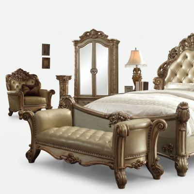 Chaise longue noble de style antique chaise longue canapé longue Chesterfield