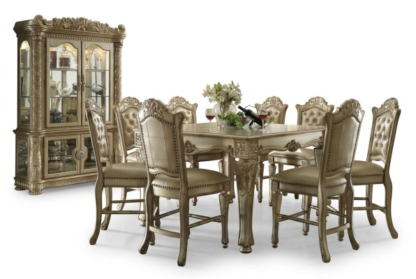 Salle à manger Ensemble de salle à manger Classique s Ensemble Table à manger 6x Fauteuils Chesterfield
