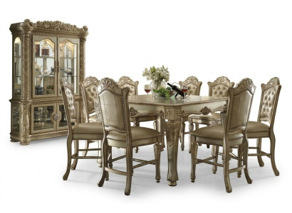 Salle à manger Ensemble de salle à manger Classique s Ensemble Table à manger 6x Fauteuils Chesterfield