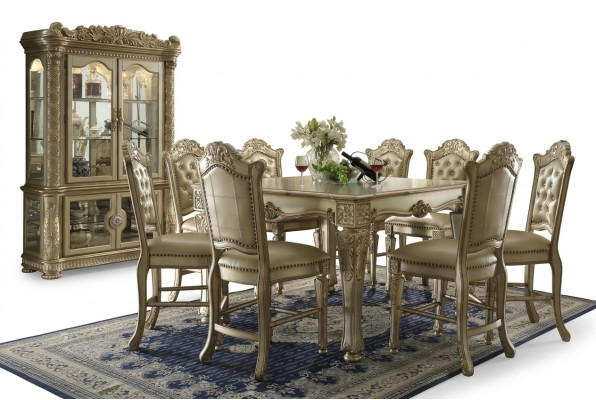Vitrine élégante de style antique baroque rococo pour la décoration de la chambre à coucher du salon