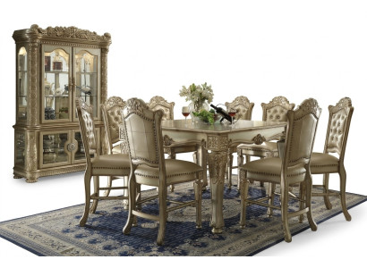 Vitrine élégante de style antique baroque rococo pour la décoration de la chambre à coucher du salon