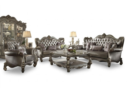 Meubles de luxe Ensemble de canapés Canapé Tissu Canapé Rembourrage 3+2+1 Places Table basse nouvelle