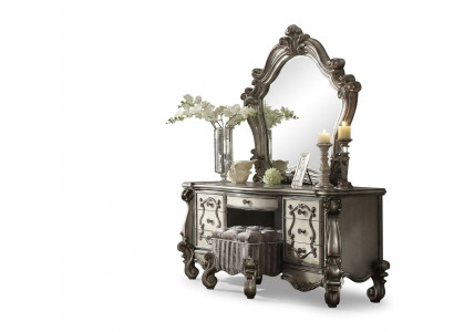 Table de maquillage classique Miroir Console de luxe Commode Chambre Baroque nouvel