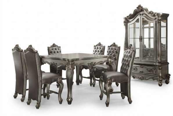 Style de table à manger baroque antique Table Véritable table en bois classique Tables de designer
