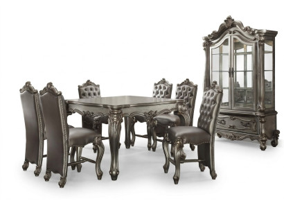 Style de table à manger baroque antique Table Véritable table en bois classique Tables de designer