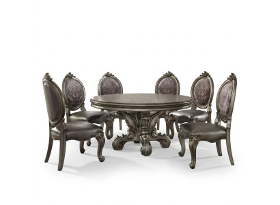 Design Wood Table Table ronde Table à manger ronde Tables à manger rondes de 150cm Classe de luxe Salon