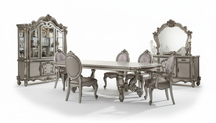Salle à manger Ensemble Table 8x Chaise Commode Miroir Baroque neuf 11 pièces.