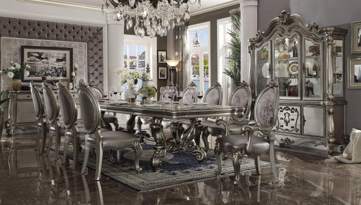 Salle à manger Ensemble Baroque Rococo Table 10x Chaises Buffet Commode 13 pièces.