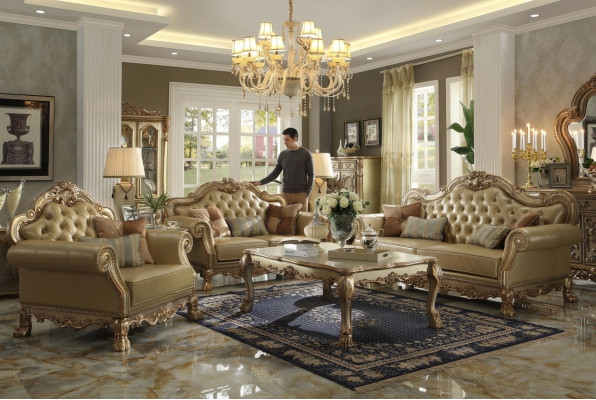Ensemble canapé 3+2+1 places Canapé Canapé Tissu Canapés Mobilier Chesterfield Cuir