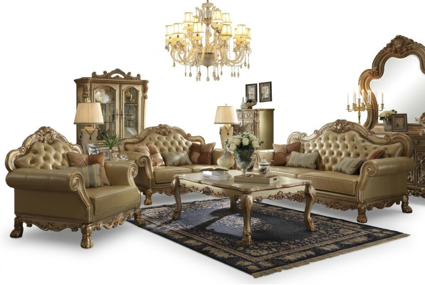 Ensemble canapé 3+2+1 places Canapé Canapé Tissu Canapés Mobilier Chesterfield Cuir