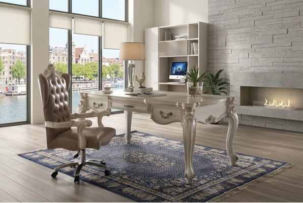 Fauteuil de direction Fauteuil en cuir Fauteuil de bureau pivotant Chaise d'ordinateur Décorative