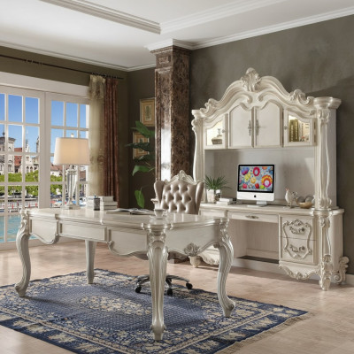 Mobilier de bureau Ensemble Bureau Table + Fauteuil de direction Fauteuil Baroque Rococo