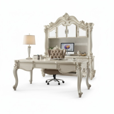 Mobilier de bureau Ensemble Bureau Table + Fauteuil de direction Fauteuil Baroque Rococo