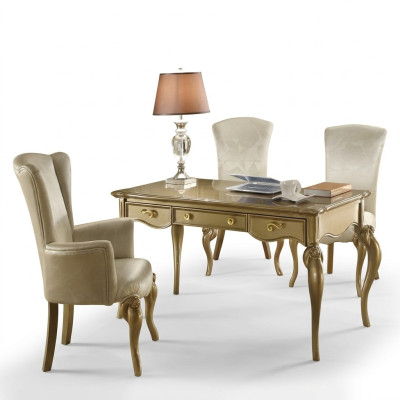 Bureau Table de bureau Classique r Tables de bureau de designer Rococo Baroque nouveau