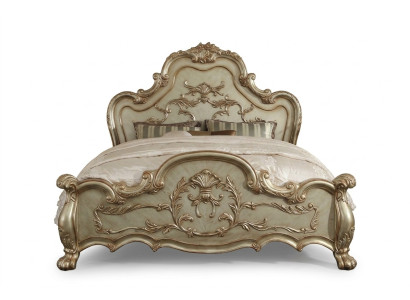 Conception de lit Lit double Lits Luxe Classique Baroque Rococo Chesterfield nouveau