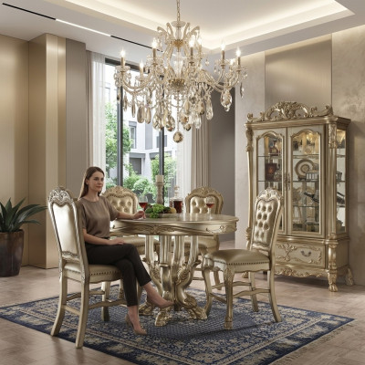 Designer Runder Esstisch Rund Noble Tisch Runde Tische Klassische Möbel