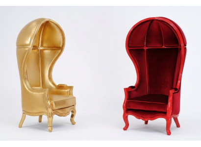 Fauteuil design en cuir de luxe pour la télévision, canapé relax 1 place avec revêtement en tissu pour salon.