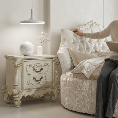 Table de chevet Design Table d'appoint Consoles Tables Meubles Bois Baroque Rococo nouveau