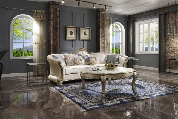 Table r classique Table basse Table d’appoint Canapé Design Salon Baroque