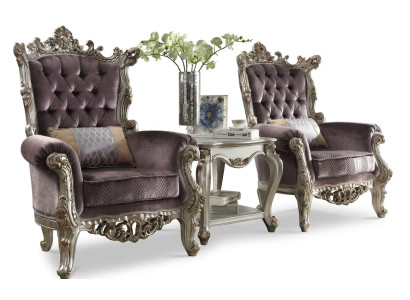 Fauteuil de salon Oreilles Club Mobilier Designer Canapé TV en Velours Chaise Tapisserie