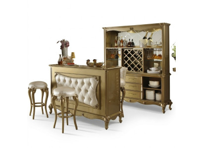 Les comptoirs de bar, les tables de bar en bois, les tables de bar de luxe, les comptoirs de classe baroque faits à la main, du neuf.