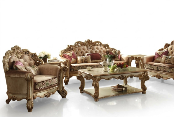 Ensemble de canapés 3+2+1 places Canapé design Tapisserie de luxe Canapés Canapé