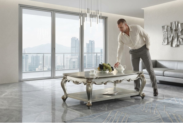 Table basse classique canapé Table d'appoint Design Salon Baroque