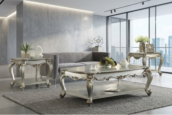 Table basse classique canapé Table d'appoint Design Salon Baroque