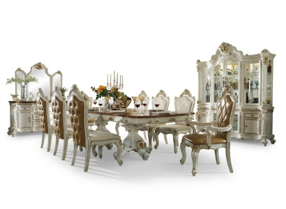 Ensemble de salle à manger de style classique - Table à manger de designer 8 chaises Suite complète Baroque Rococo