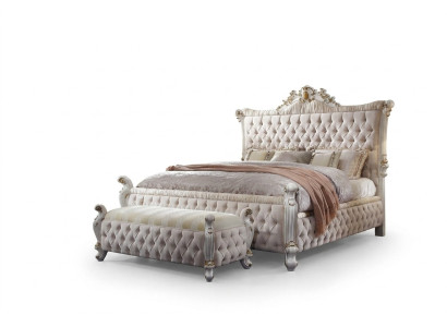 Chesterfield Lit Lits Rembourrés Chambre Décorative Lit Double Lits