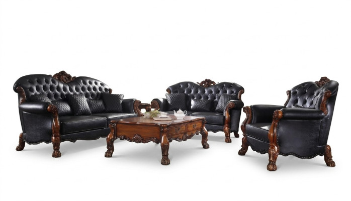 Ensemble complet Ensemble de canapés 3 places 2 places 1 place + Table basse Paysage de vie du designer